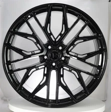 4 Forged RF1 20 inch STAGG Gloss Black Rims 20x10.5/12 fits Audi S5 2010+