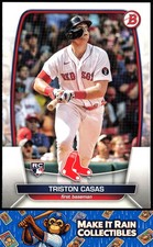 Triston Casas 2023 Bowman #2 Boston Red Sox Rookie RC