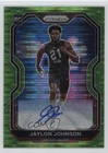 2020 Panini Prizm Neon Green Pulsar Jaylon Johnson #306 Rookie Auto RC