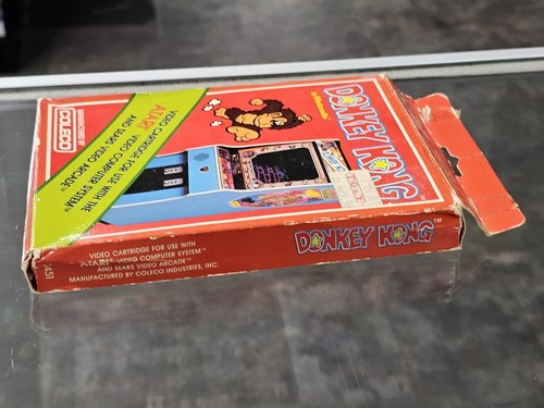 Donkey Kong Atari 2600 1982 Coleco Nintendo Cib Complete Illustrated Box RARE - Picture 4 of 13