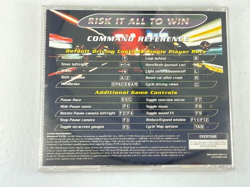 Vintage WIndows 95/98 PC Electronic Arts Need For Speed High Stakes Video Game - Picture 3 of 4