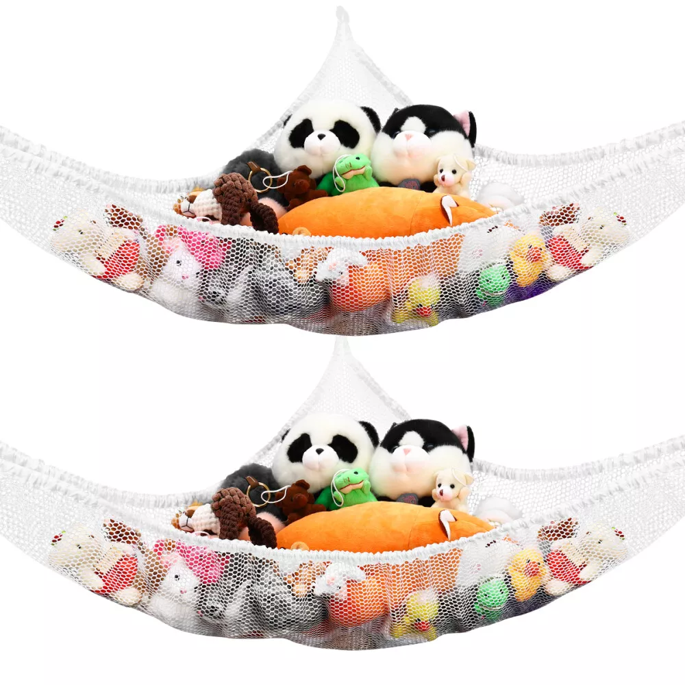 Mesh stuffed animal clearance holder
