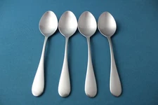 4 Place Oval Soup Spoons Oneida OMNI CUBE Stainless 6 3/4"
