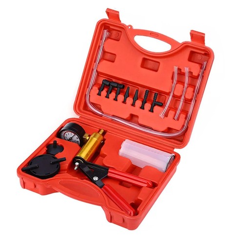 Vacuum Pressure Pump Brake Bleeder Kit Bleeding Tester Hand Held Bleed Tool Set - Picture 14 of 14