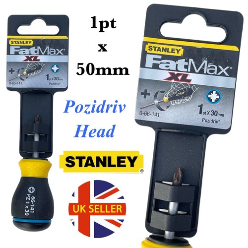 STANLEY SCREWDRIVERS - PHILLIPS, POZIDRIV, SLOTTED HEAD - 00pt, 1pt, 2.5mm MINI - Picture 4 of 7