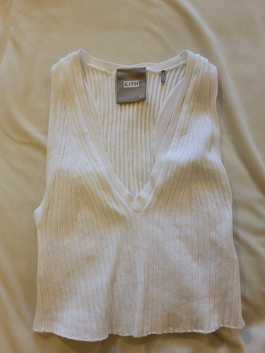 Kith Women’s Ribbed Tank White XS - 第 1/5 張圖片