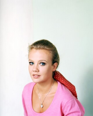 Hayley Mills Lovely Glamour Shot Pink Top 8x10 real Photo
