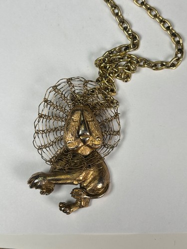 Collar León Godltone Vintage - Imagen 6 de 6