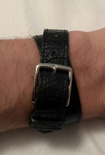 Hermès Etrivière Double Tour Armband, bracelet, Alligator, Leder, Ausverkauft! - Bild 17 von 17