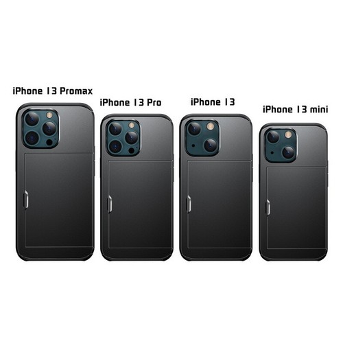 Card Holder Hard Phone Case For iPhone Air 17 16 15 14 13 12 11 Pro Max 8 Cover - Picture 5 of 25