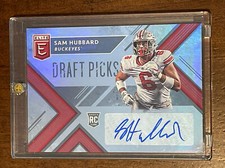 2018 Sam Hubbard Panini-Elite Draft Picks auto/rookie #155 Ex. Condition