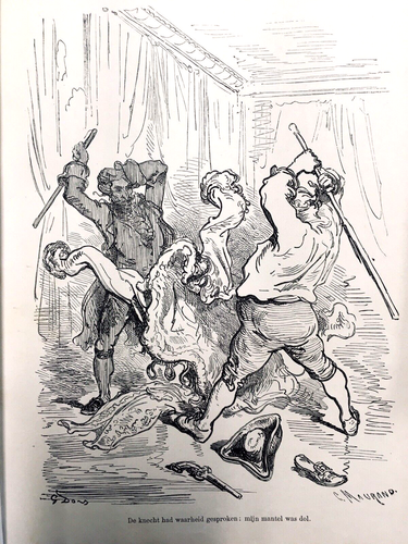 Gustave Dore 1867 Baron Van Munchhausern Rebound Book - Picture 11 of 16