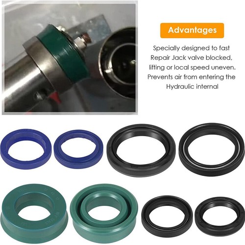 328.12031 Seal Replacement Kit For Sears Craftsman Hydraulic Floor Jack 2 Ton - Picture 3 of 10