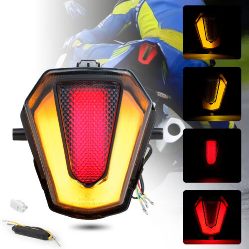 LED Integrated Tail Light Brake Turn Signal For 2017-2024 GSXR1000 GSX-R 1000 - Picture 13 of 16
