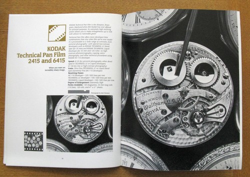 Kodak Black & White, Paper, Films & Chemicals Brochure, 1987 for COFFEE TABLES - Picture 5 of 5