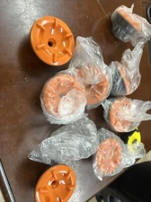 Service Ideas Brew & Pour Carafe Lids Tops Orange Decaf Lot Of 8 Commercial New