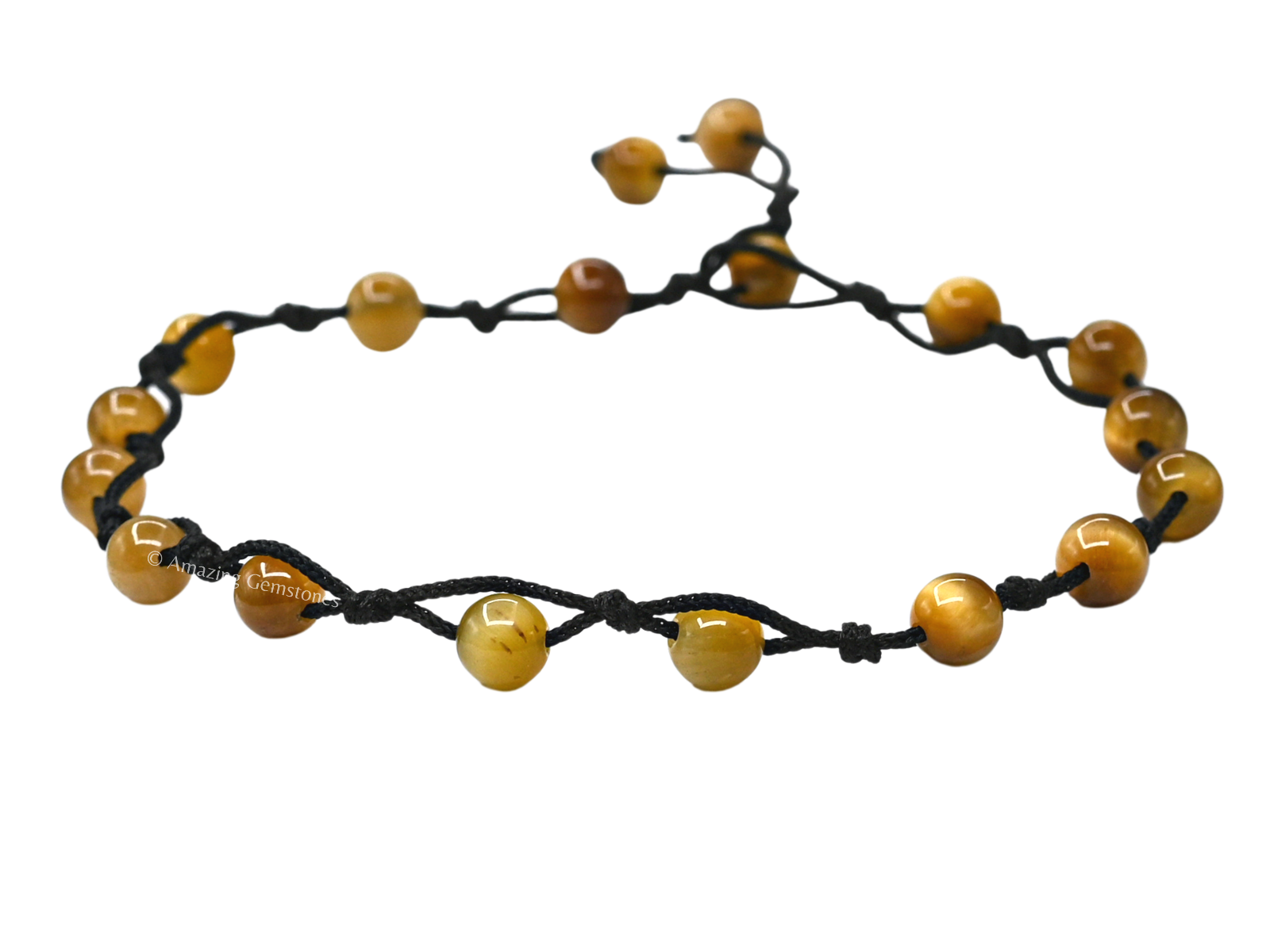 Stretchy Adjustable Hand-Knotted Anklet Bracelet for Women-image