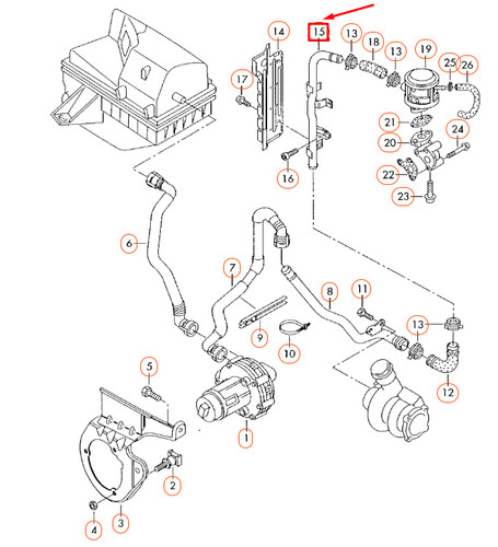 OEM AUDI A4 B7 SECONDARY AIR PUMP 