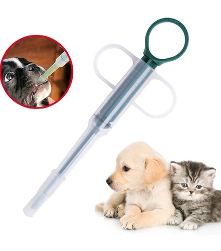 Pet Medicine Syringe Tablet Pill Push Dispenser Dog Cat Puppy Feeder Toothbrush - Picture 9 of 19