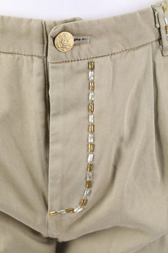 FEMME BY MICHELE ROSSI Chino-Hose Cropped D 42 NEU - Bild 3 von 5