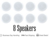 Quantity 8 Pyle Pdic61rd 200 Watts 6.5'' 2-way In-ceiling Speakers System on sale Quantity 8 Pyle Pdic61rd 200 Watts 6.5'' 2-way In-ceiling Speakers System on sale