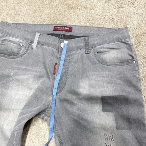 ¡Pantalones de mezclilla para hombre Giorgio Di Mare Italia Denim Art talla 38! - Imagen 8 de 13