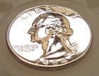 1964 Choice / Gem Proof Quarter 90%   Blazing Mirrored Surfaces #129-44