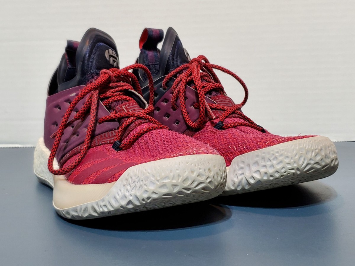 Adidas Harden Vol Mens Basketball Shoes US Red Purple Athletic  Sneakers