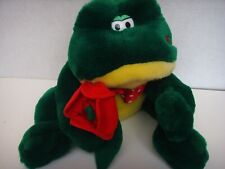 Frog Plush 15  Kiss Me Red Rose Stuffed Animal Valentine Prince New
