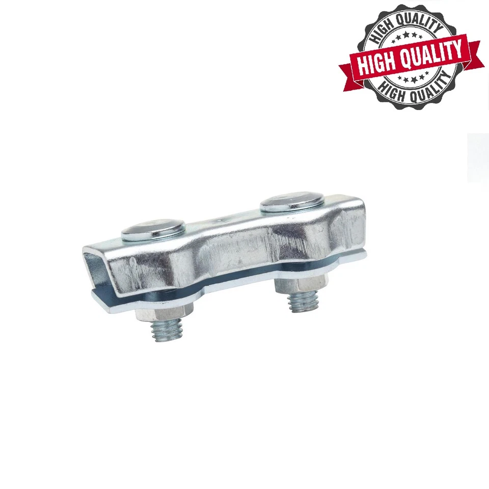 Simplex Duplex Egg Shape U Bolt Steel Wire Grip Grips Clamp Clips Rope Cable - Image 4 of 4