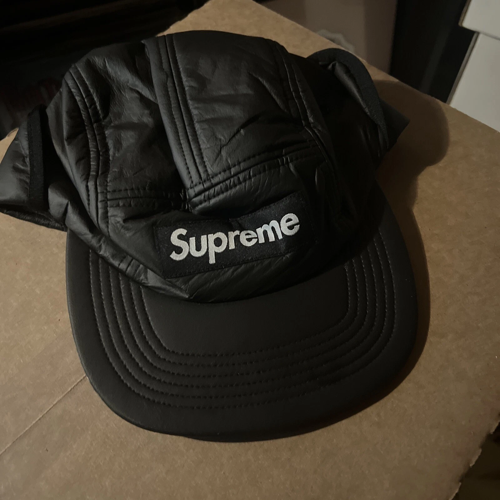 CASQUETTE DE CAMP SUPREME PRIMALOFT   NOIR   M/L   F/W 2018   100 % AUTHENTIQUE