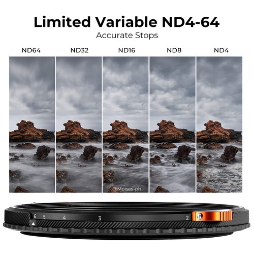 K&F Concept 2 in 1 Variable ND Filter ND4-64 + CPL Filter No “X” cross 37-82mm - Picture 18 of 98