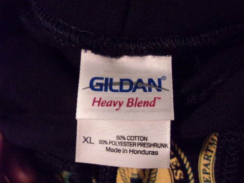 Gildan NWOT Navy Blue "American's Finest" Hoodie -- All Armed Forces, Mens XL - Picture 7 of 7