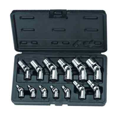 9220 - 13 Pc. Set - E-Series ''Star'' Sockets - W/ U-Joint