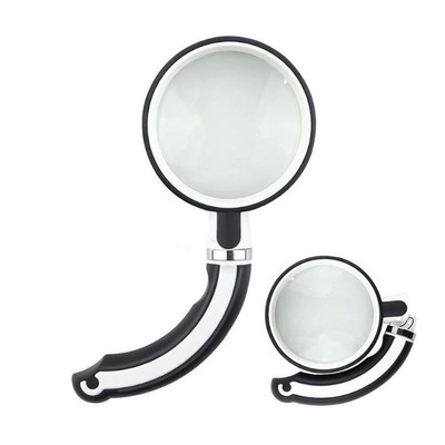 HandHeld Rubber Handle 2X/2.5X/3.5X Magnifie Magnifying Glass Jewelry Loupe Lens