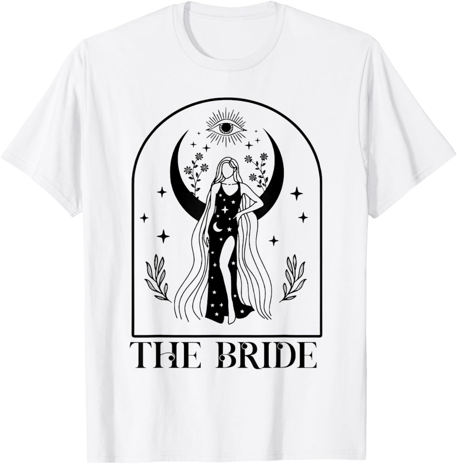 The Bride Coven Witchy Gothic Wedding Bachelorette Party T-Shirt Hoodie