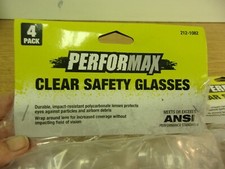 Performax Clear Safety Glasses 212-1082 lot of 8