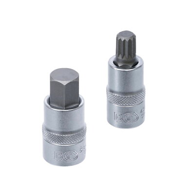 Innensechskant 17mm + Innenvielzahn 12mm Bit Steckschlüssel 1/2 Zoll Radlager