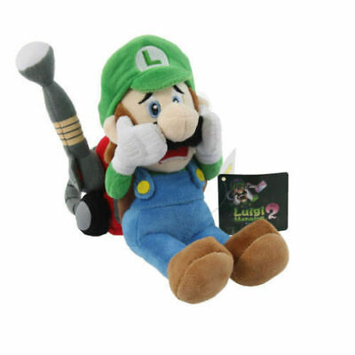 Super Mario Bros Luigi's Mansion Luigi Plush Doll Stuffed Animal Toy 6" Gift