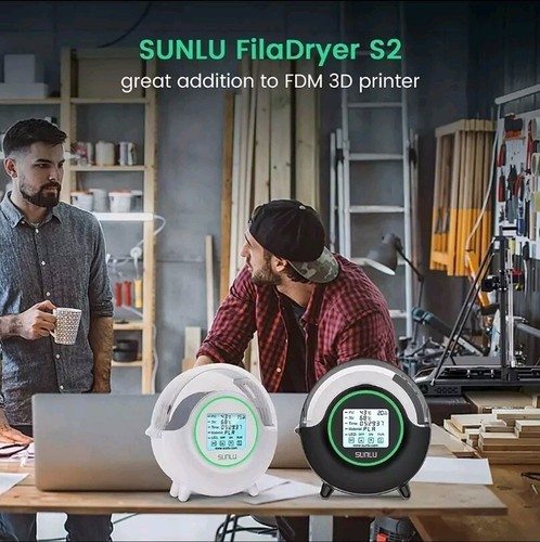 SUNLU S2 3D Printer Filament Dryer PLA PETG 1.75mm 360° Heating LCD Touch Screen - Picture 9 of 13