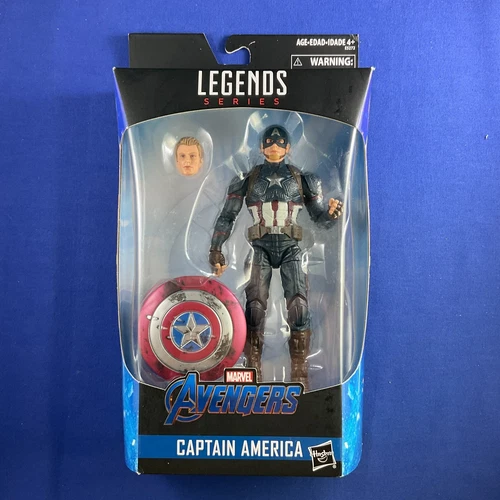 CAPTAIN AMERICA Worthy Avengers Marvel Legends 6" Action Figure w/Mjolnir MISB