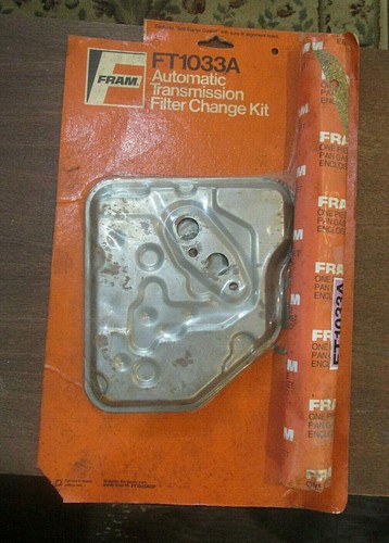 FRAM AUTOMATIC TRANSMISSION FILTER CHANGE KIT FT1033A BUICK PONTIAC OLDS CHECKER