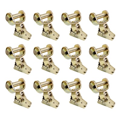 12 Pack E-Track Idler Swivel Tie-Down Anchor for E-Track Rail Truck Van 1666 WLL