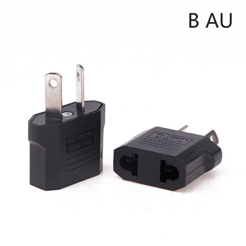 2Pcs European US AU EU US To EU/EU To US Plug Adapter Euro Travel Power Adapter - Afbeelding 14 van 17