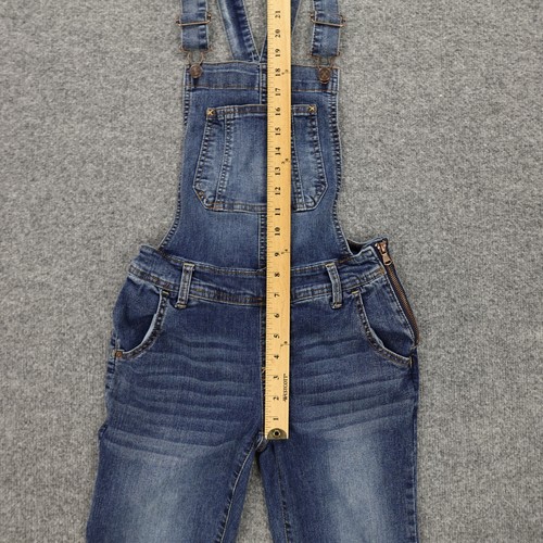 Wallflower Latzhose Damen XS Latz blau Denim Insta Stretch Tomboy Mid Rise Jeans - Bild 7 von 18