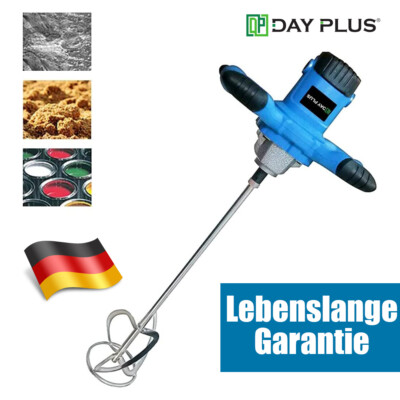 2600W Rührwerk Industriemischer Zementputz Mörtelmischer Mörtelrührer0-1500U/min