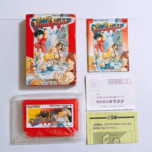 Mighty Final Fight  Famicom Japan FC NES Nintendo Game Authentic