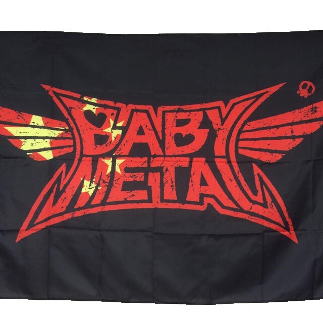 BABYL NEW CRUSH LOGO FLAG フラッグ BABYMETAL FLAG 