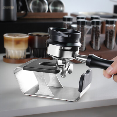 Supporto In Acciaio Inox Per Portafiltro Caffè – Universale Per 51-58mm, Antiscivolo, Per Baristi - 3