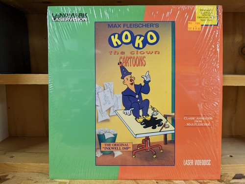 Koko the Clown Cartoons Laserdisc Classic Animation Max Fleischer Very Good - Picture 1 of 2